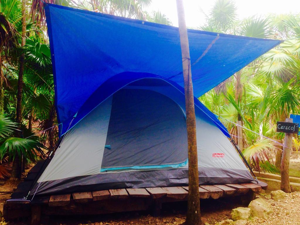 Hôtel Turquesa Tulum Jungle Camping Extérieur photo